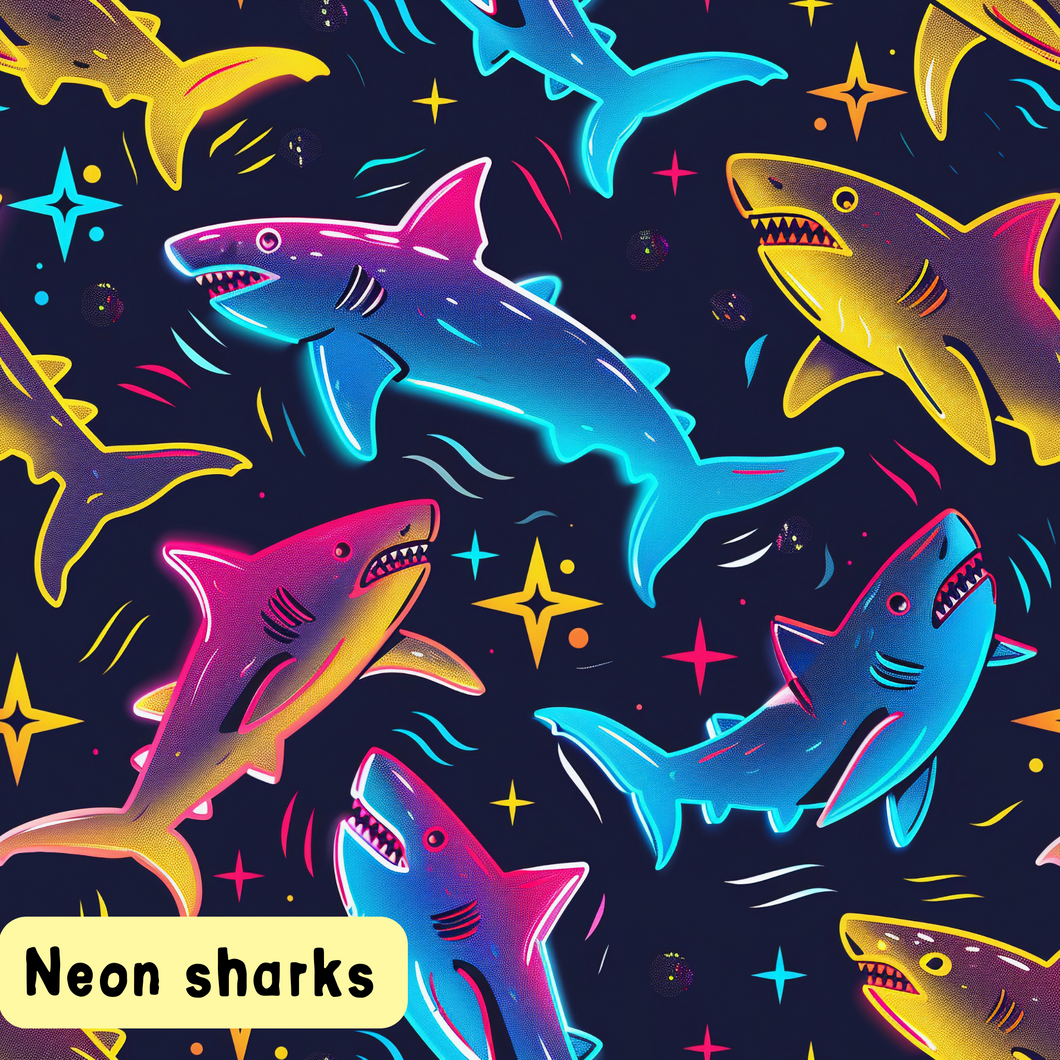 Neon Sharks