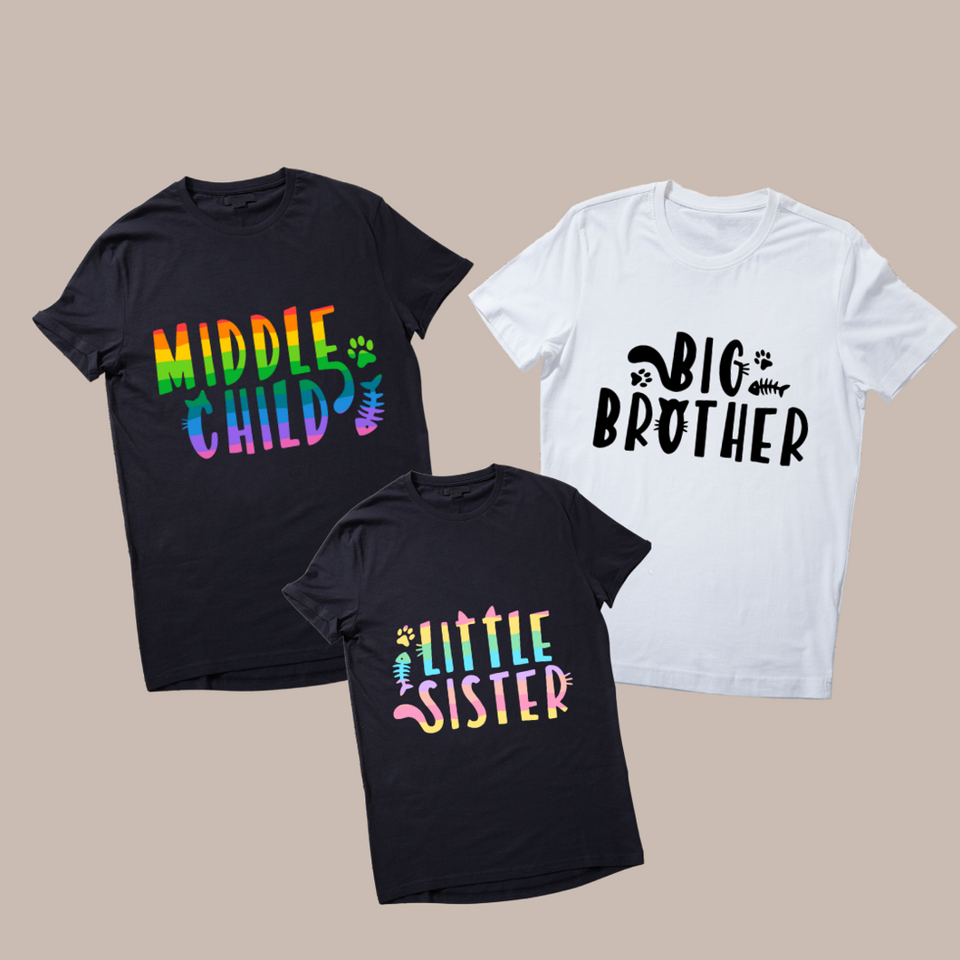 Siblings Graphic T-shirts