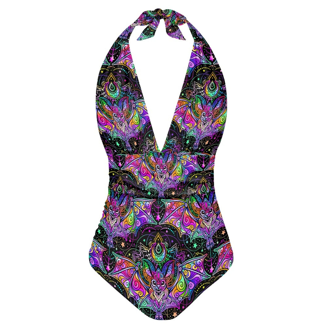 High Cut One Piece Swimsuit