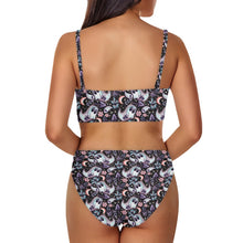 Load image into Gallery viewer, High Waisted Vintage Style Bikini
