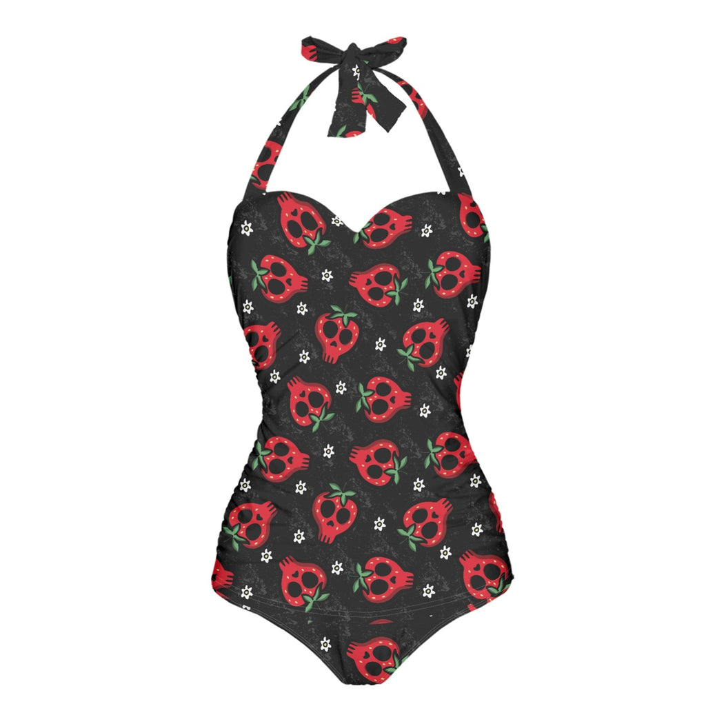 Halterneck Retro Swimsuit