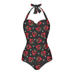 Halterneck Retro Swimsuit
