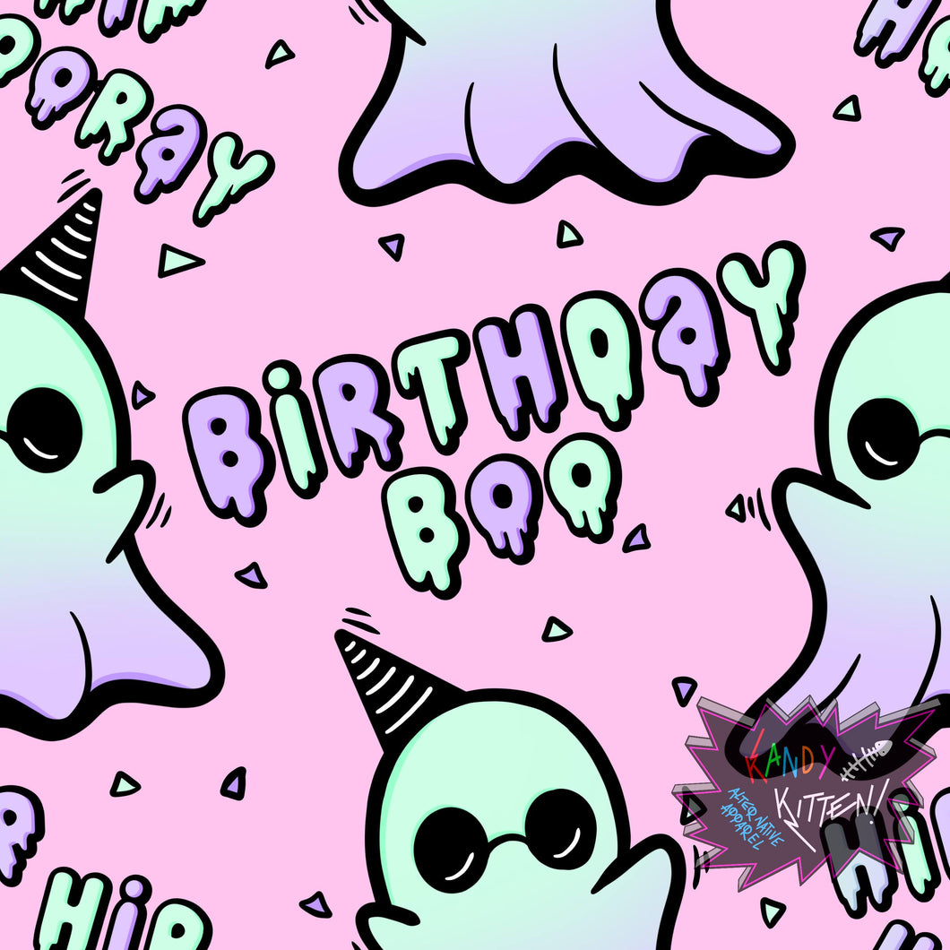 Pink Birthday Boo