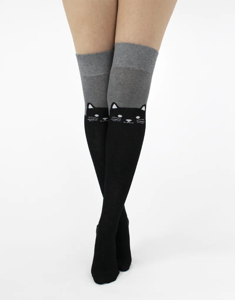 Cat Over the Knee Socks