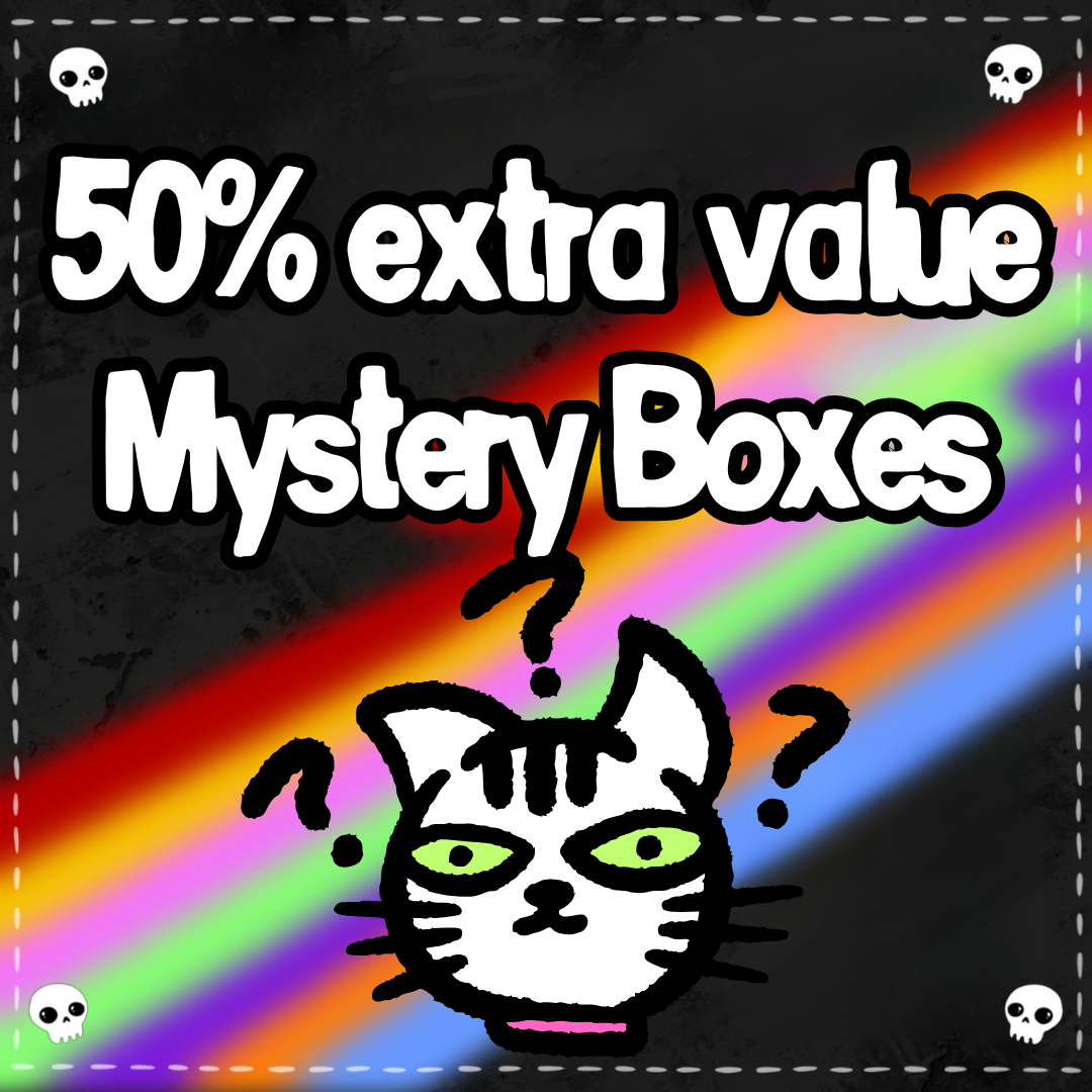 50% extra Mystery Boxes
