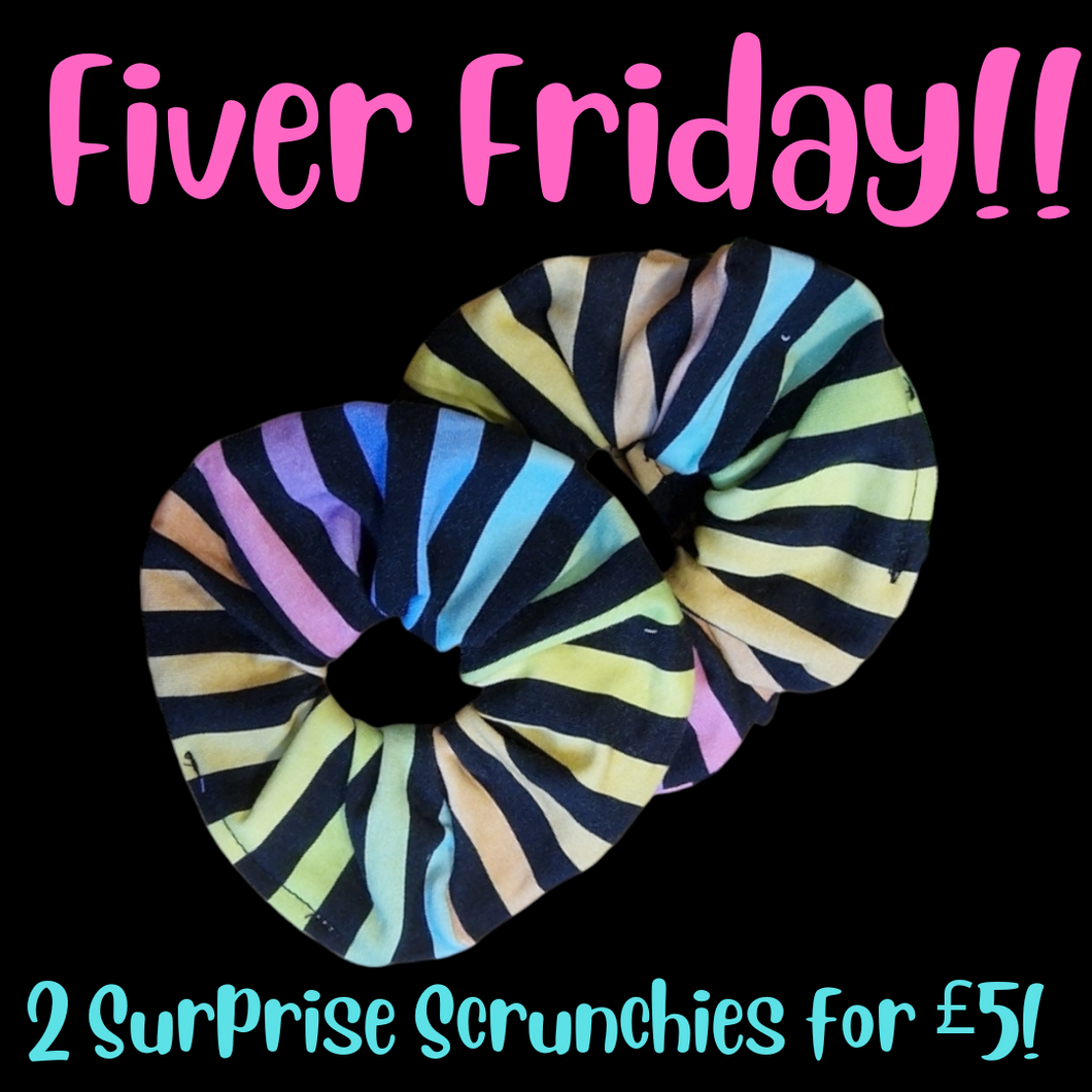 Fiver Friday! 2 surprise scrunchies for £5