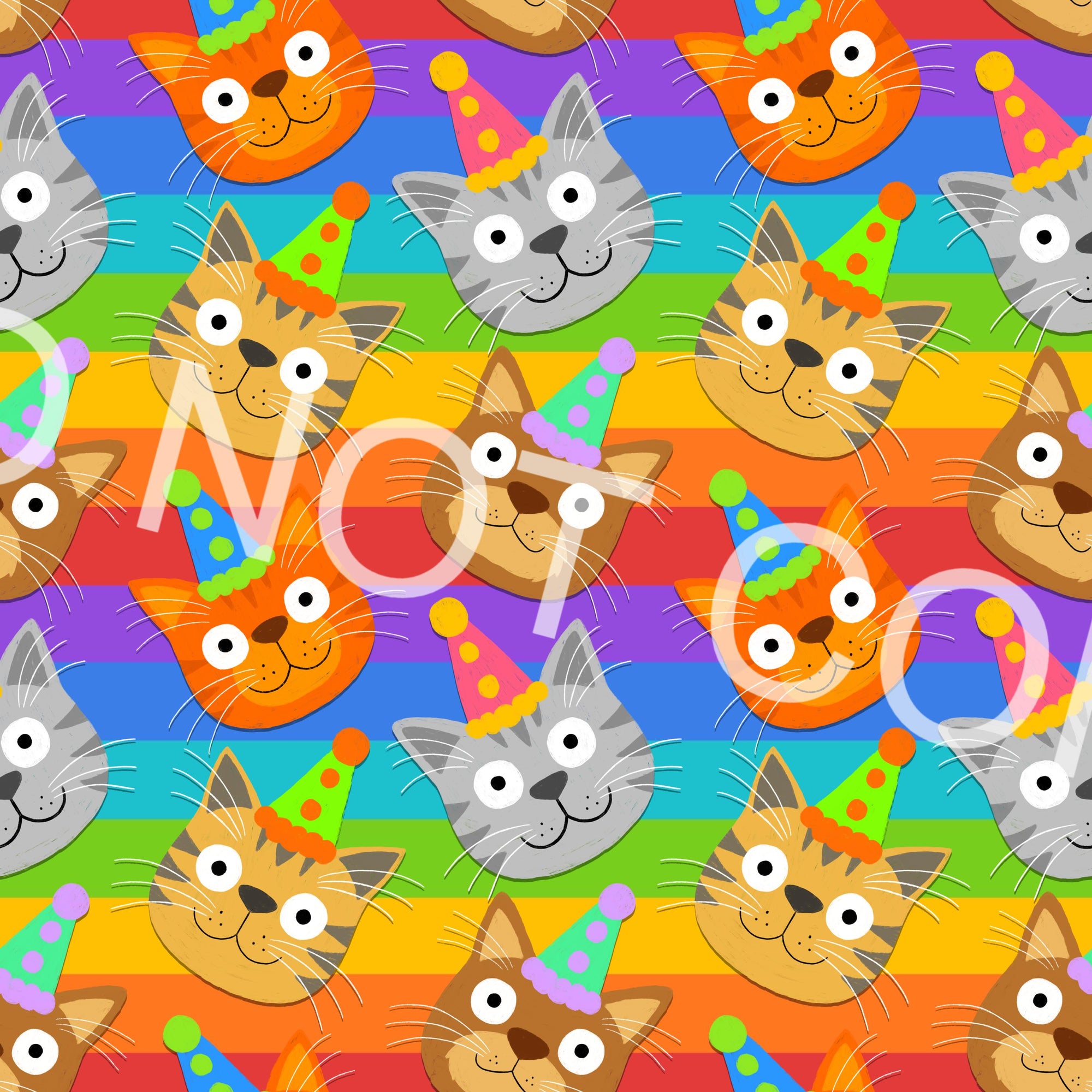 Party Cats Rainbow