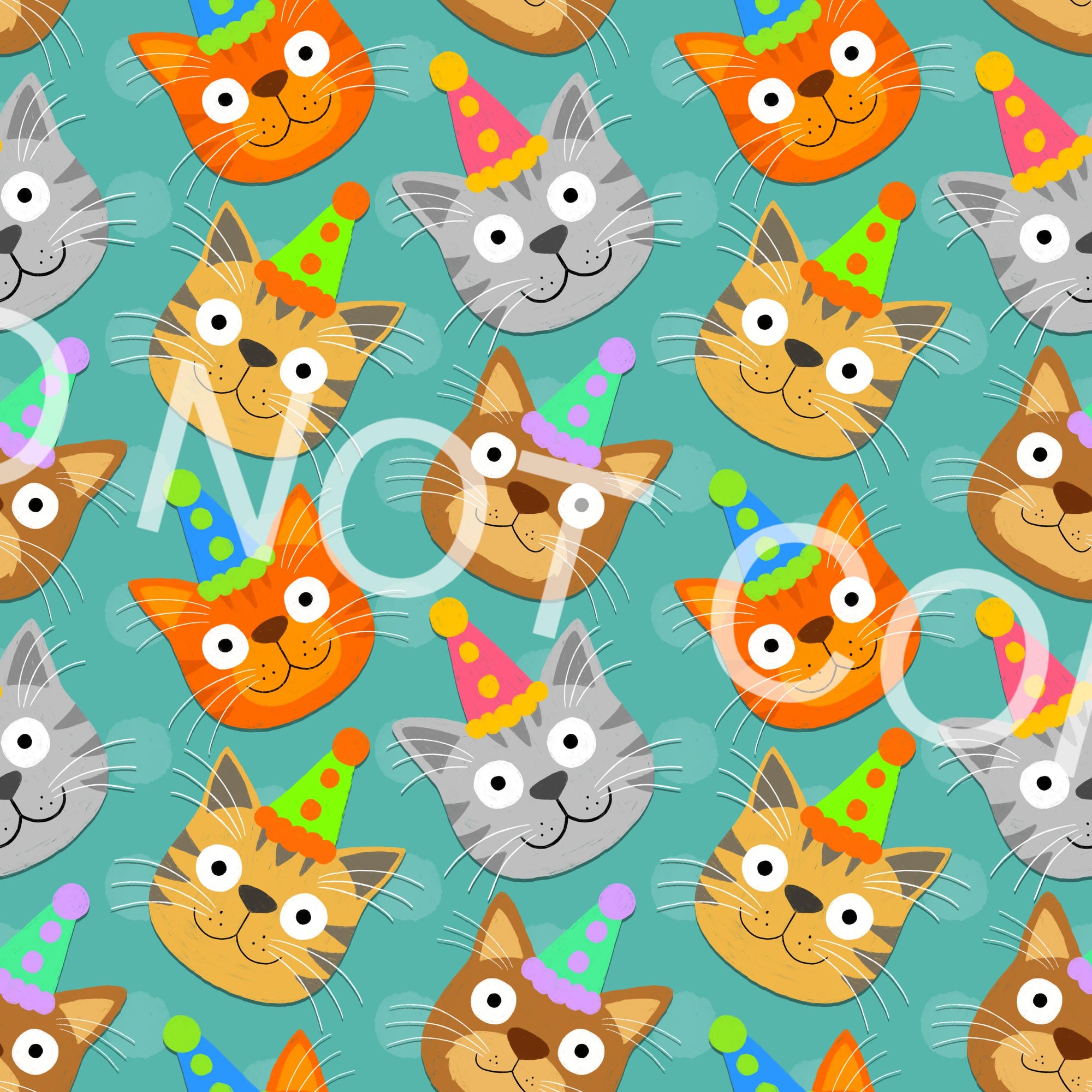 Party Cats Turquoise