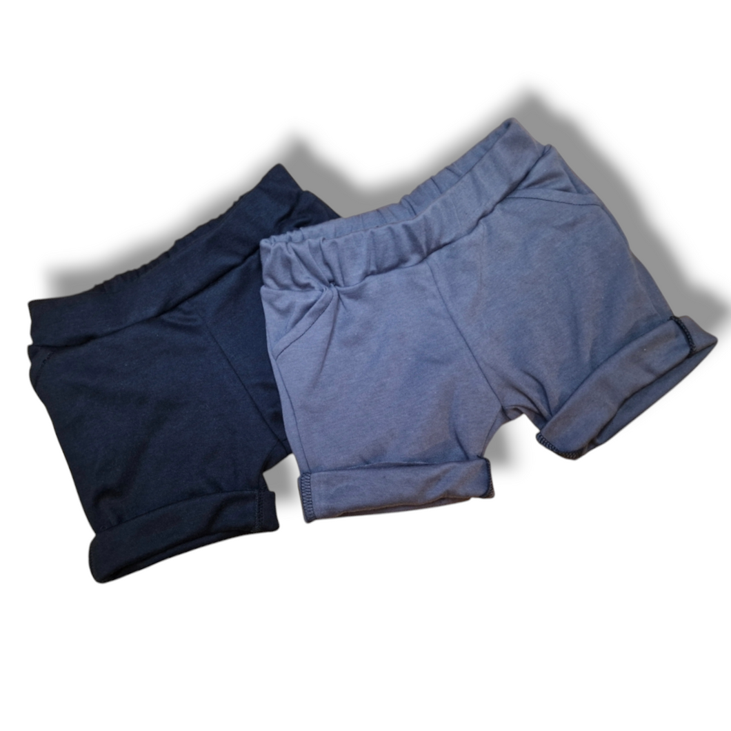 Plain Fold Up Shorts