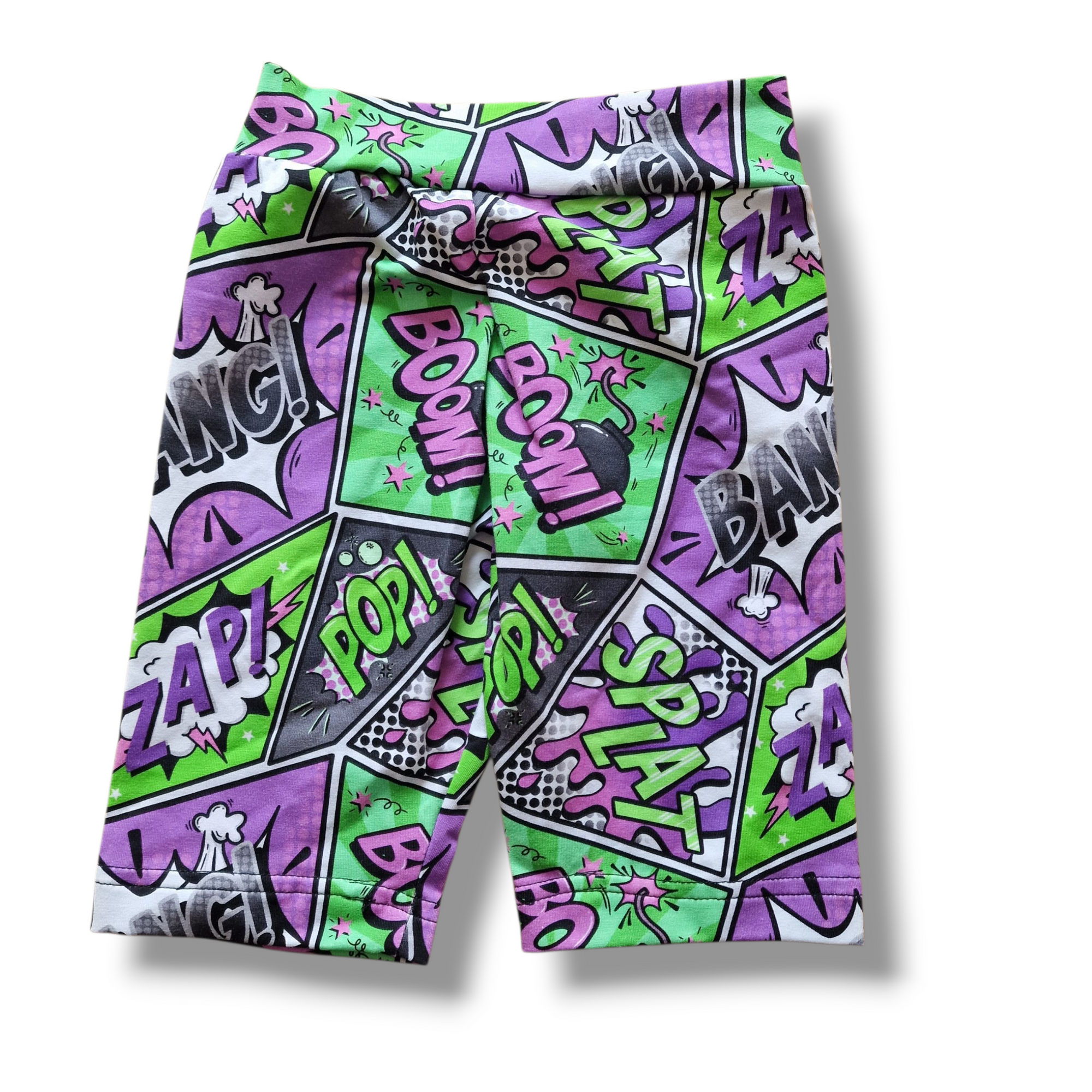 Splat Pop Bang Pastel cycling shorts