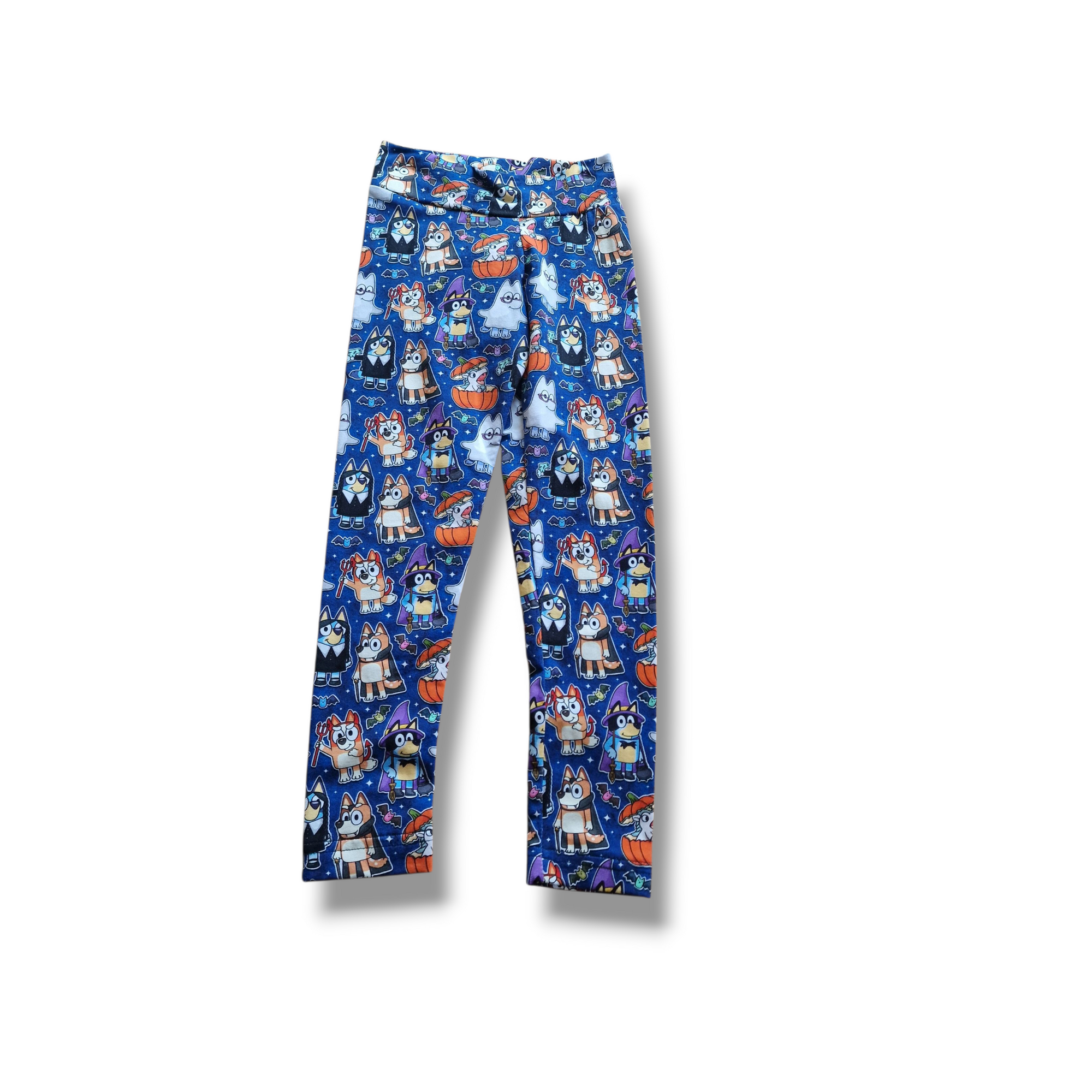 Blue Dog Halloween Leggings