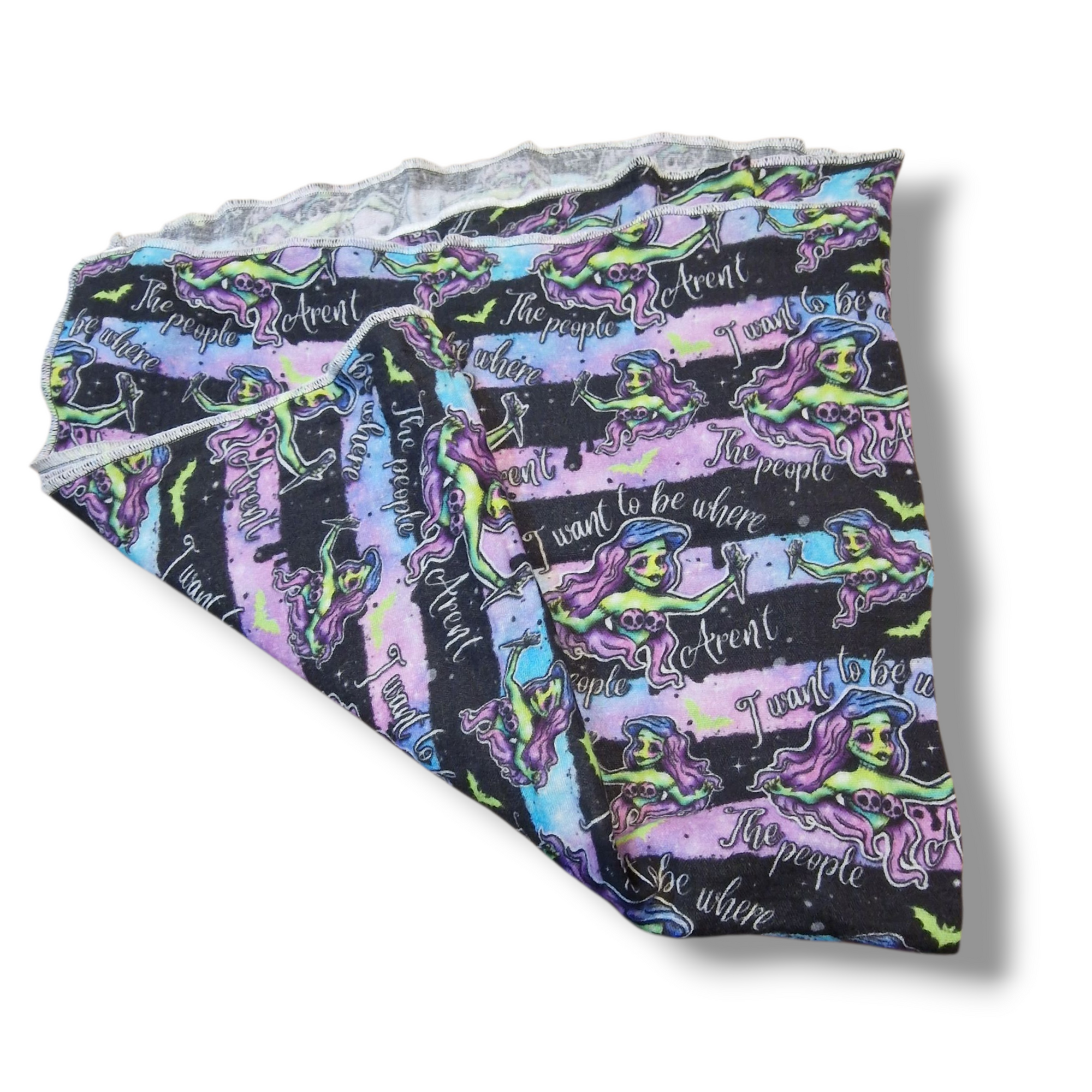 'Where People Aren't' Small Muslin Square