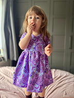 Girls Crossover Dress and Peplem Top