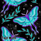 Teal Moth Dungarees Pre-order