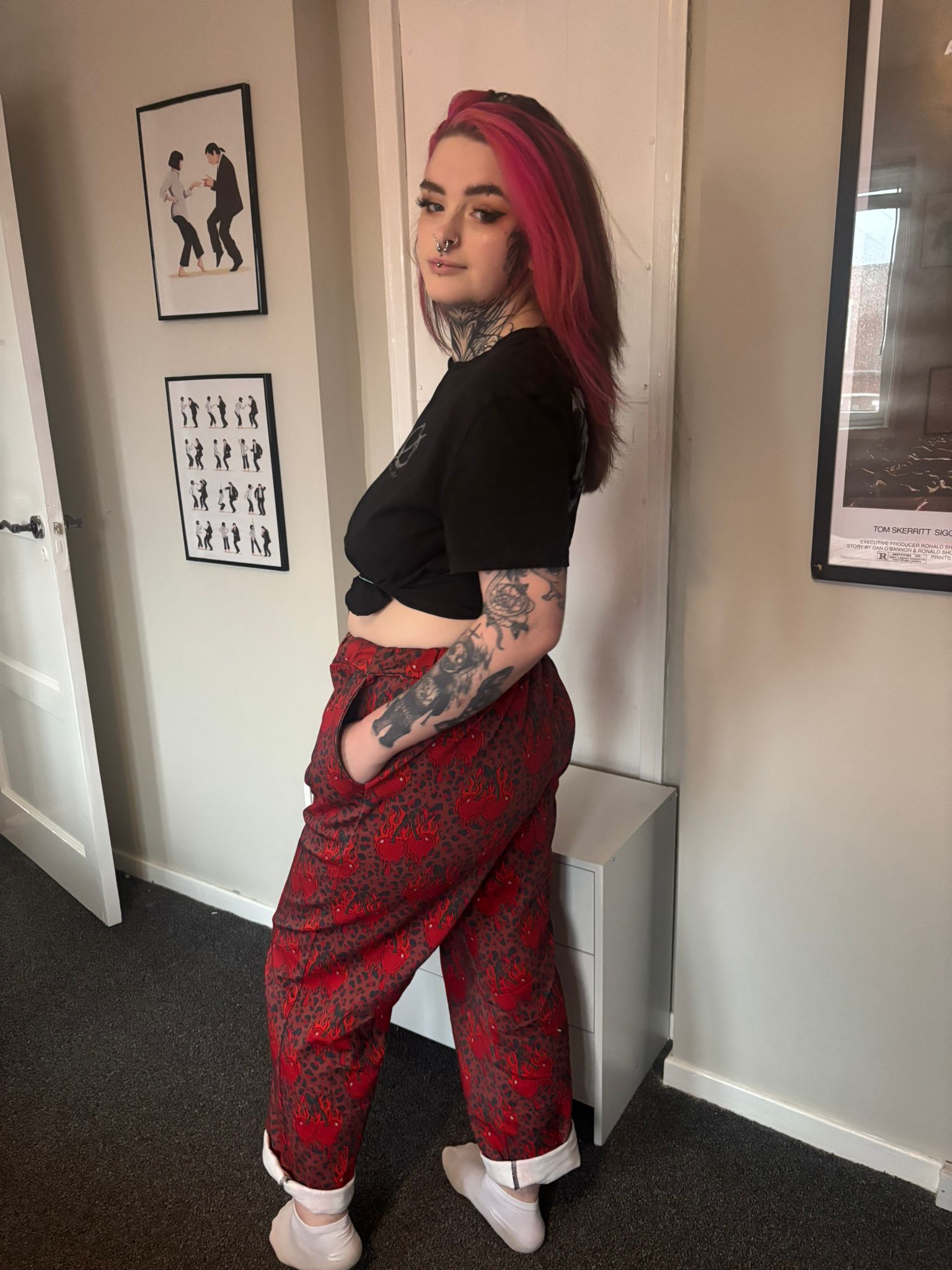 Relaxed fit Denim Comfies - Casual Trousers