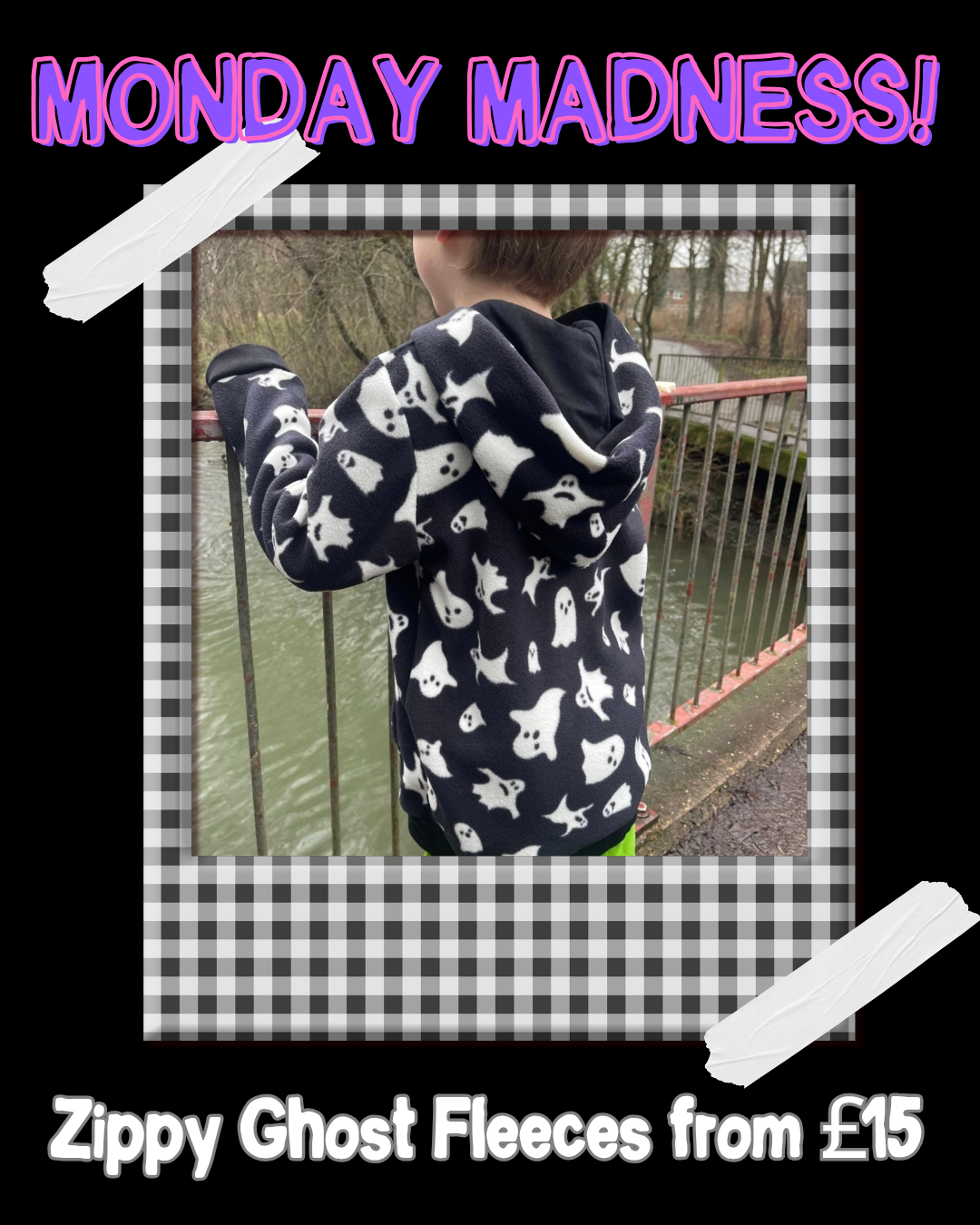 Monday Madness - Ghost Zippy Fleeces