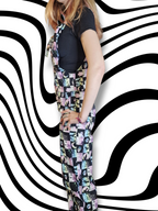 Irrides Check Dungarees in stock 'Lola' Alternative Dungarees