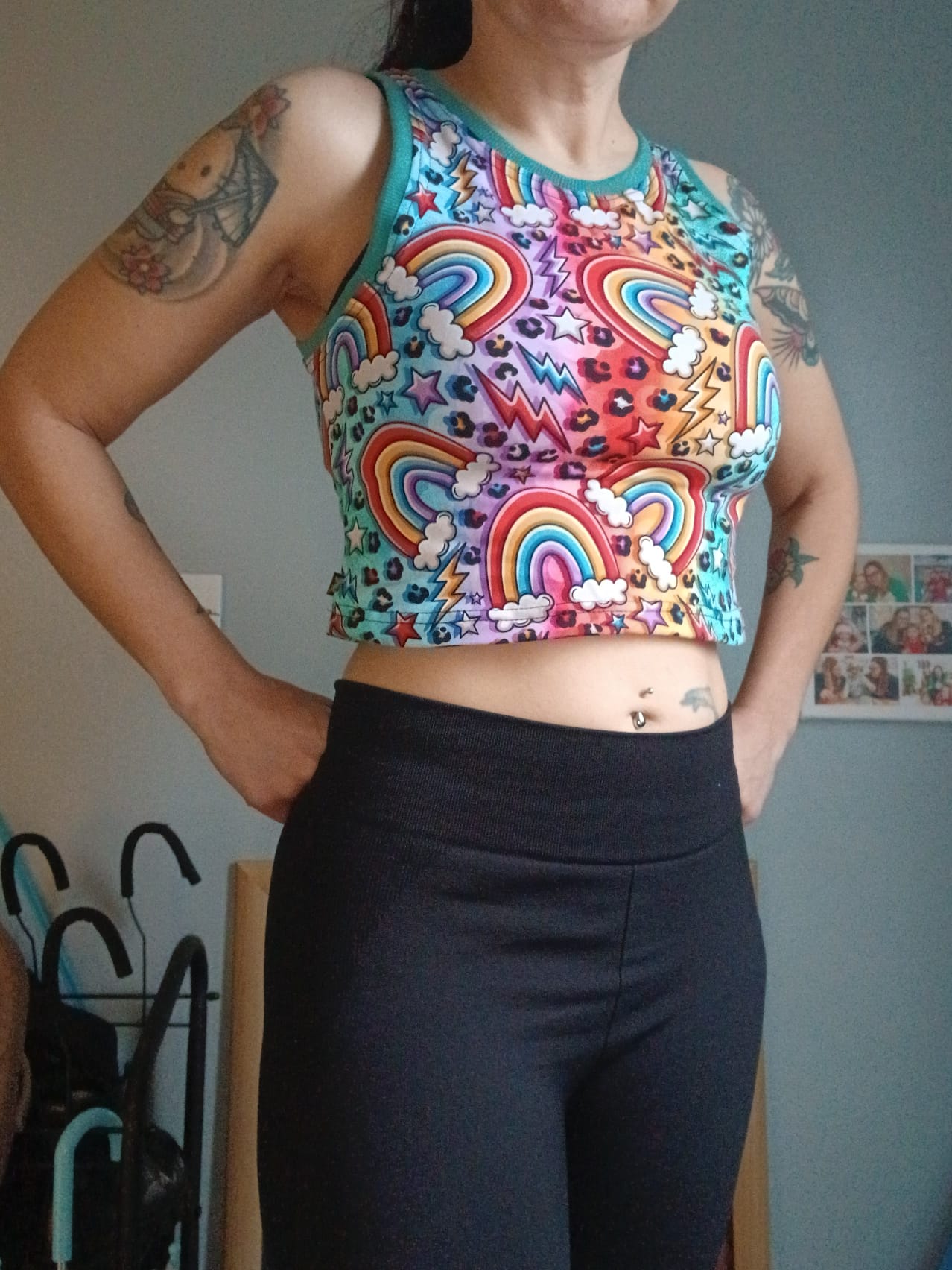 Ladies Tight Fit Vest Top & Crop