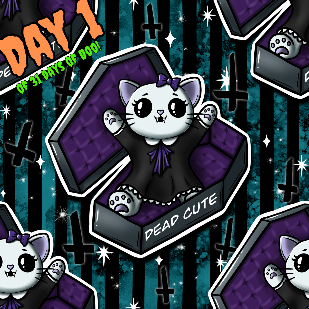 Day 1 of 31 days of Boo! Coffin