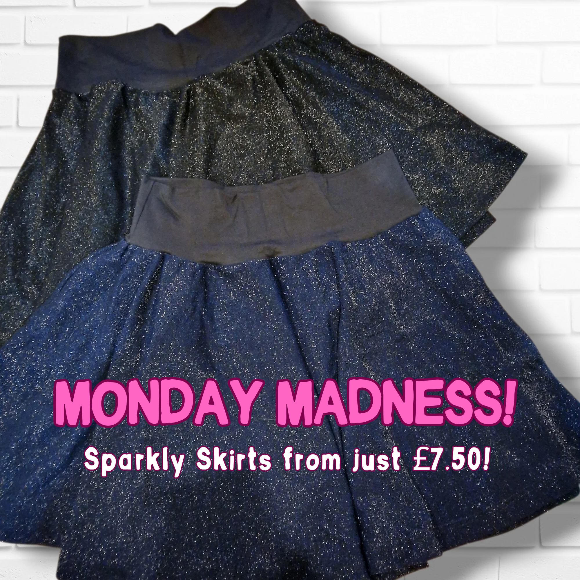 Monday Madness! Sparkly skirts