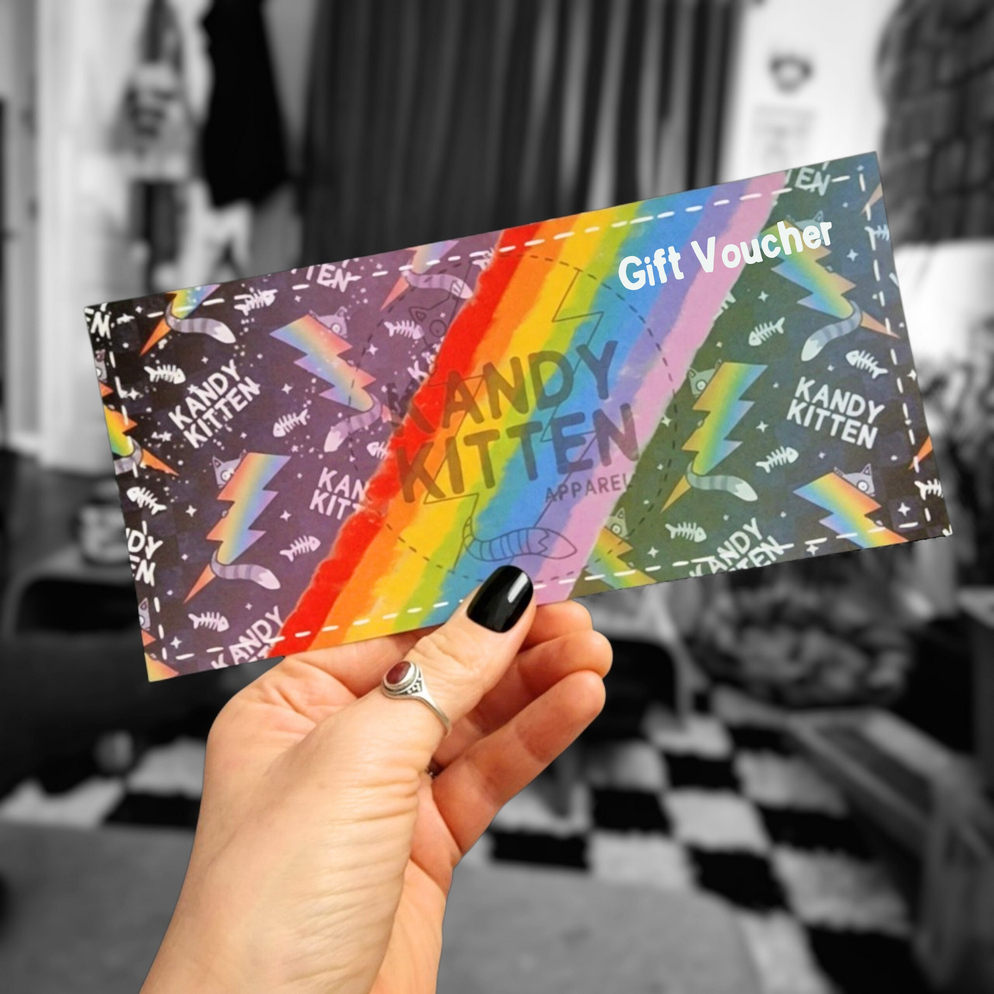 Physical gift vouchers