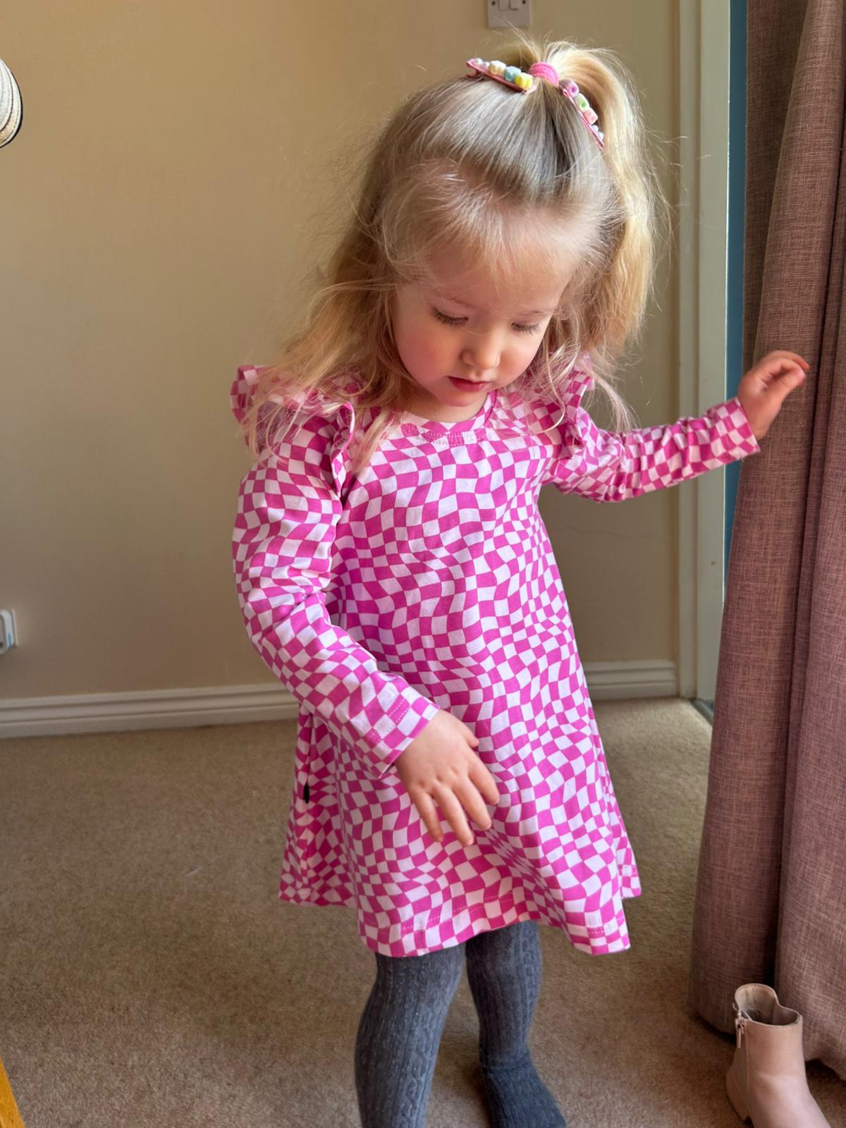 Butterfly Sleeve Tee Dress