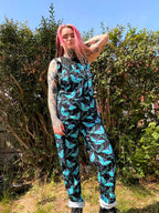Luna Moth Dungarees in stock 'Lola' Alternative Dungarees