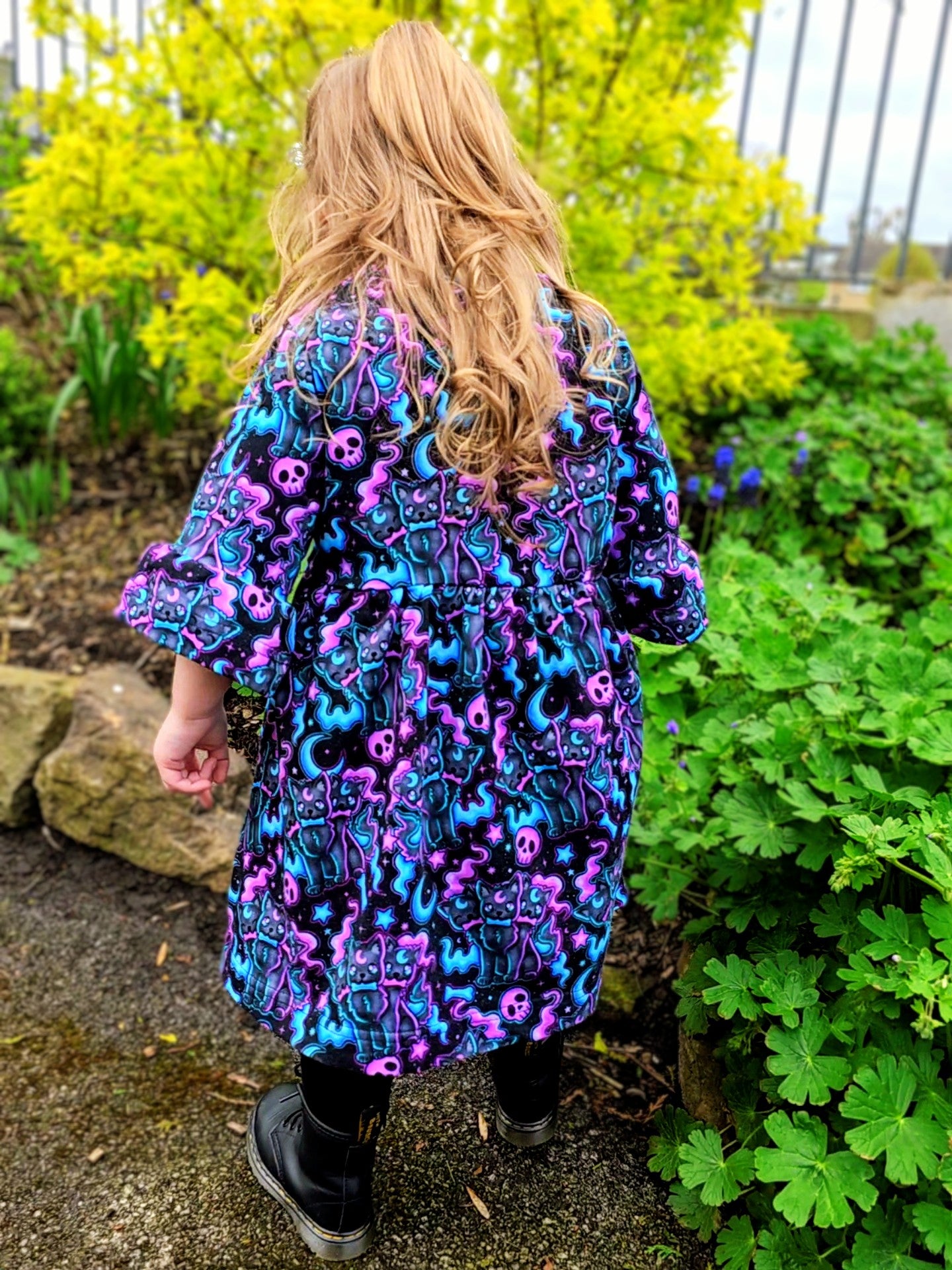 Girls Bell Sleeve Dress