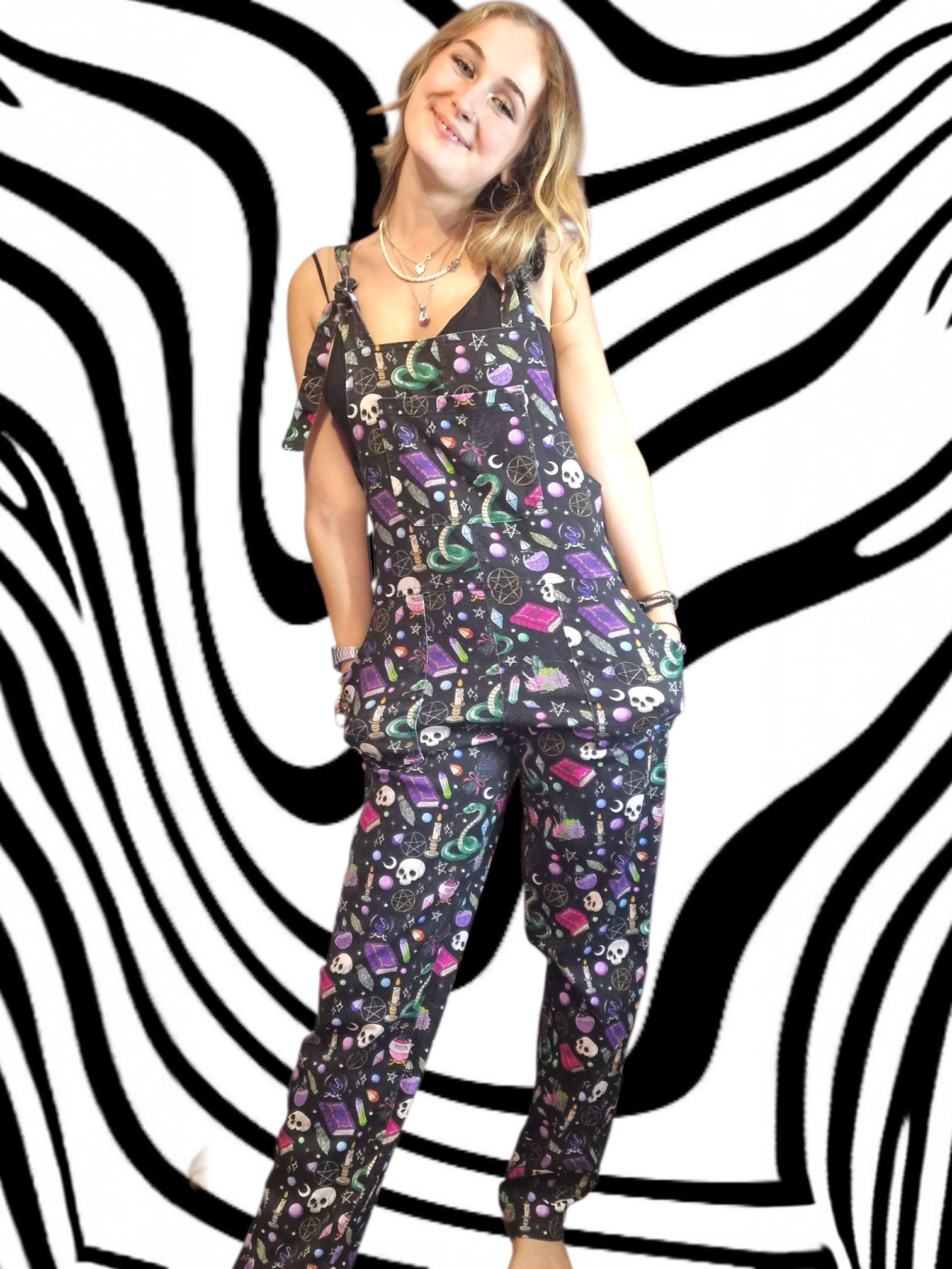 Witchy Bits in stock 'Lola' Alternative Dungarees