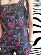 Cherry Skulls in stock 'Lola' Alternative Dungarees