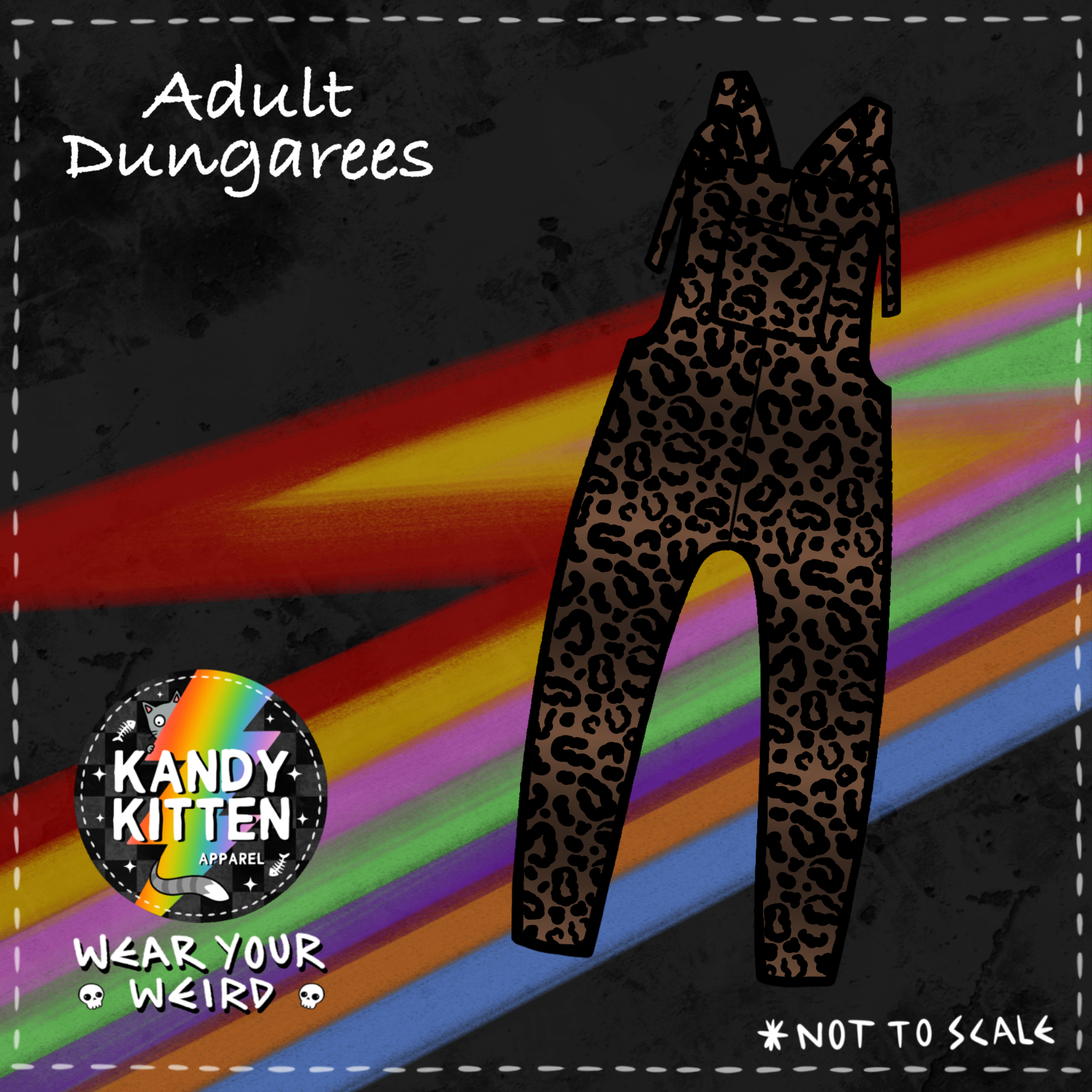 Leopard Dungarees Pre-order