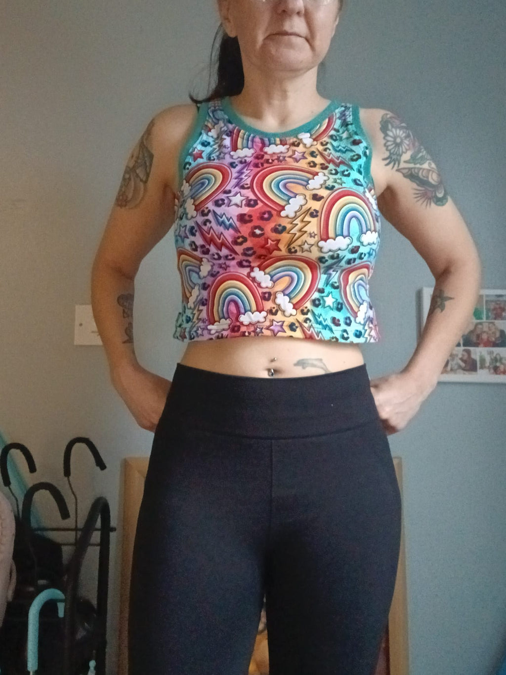 Ladies Tight Fit Vest Top & Crop