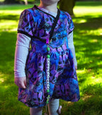 Girls Crossover Dress and Peplem Top