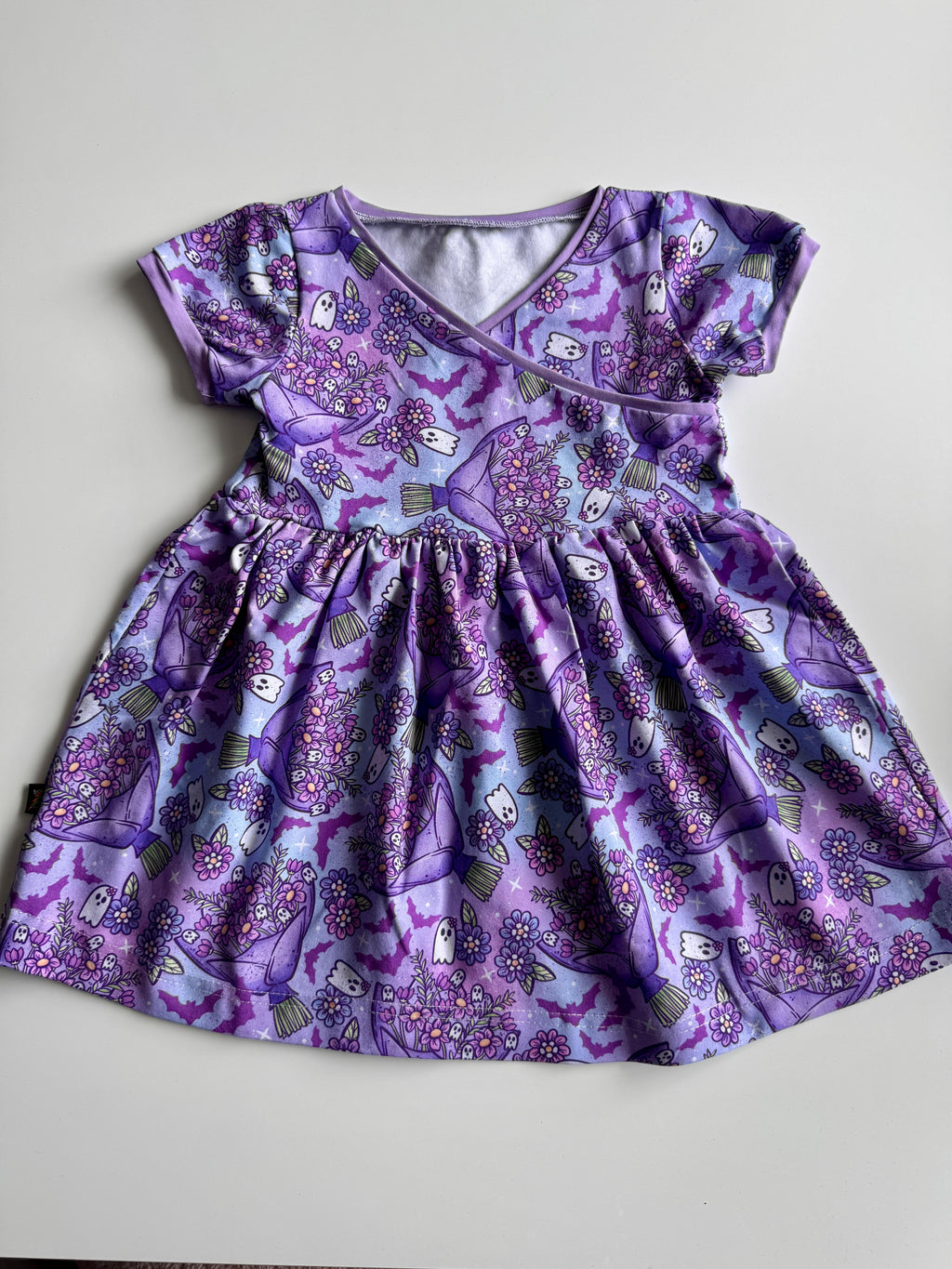 Girls Crossover Dress and Peplem Top