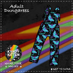 Teal Moth Dungarees Pre-order