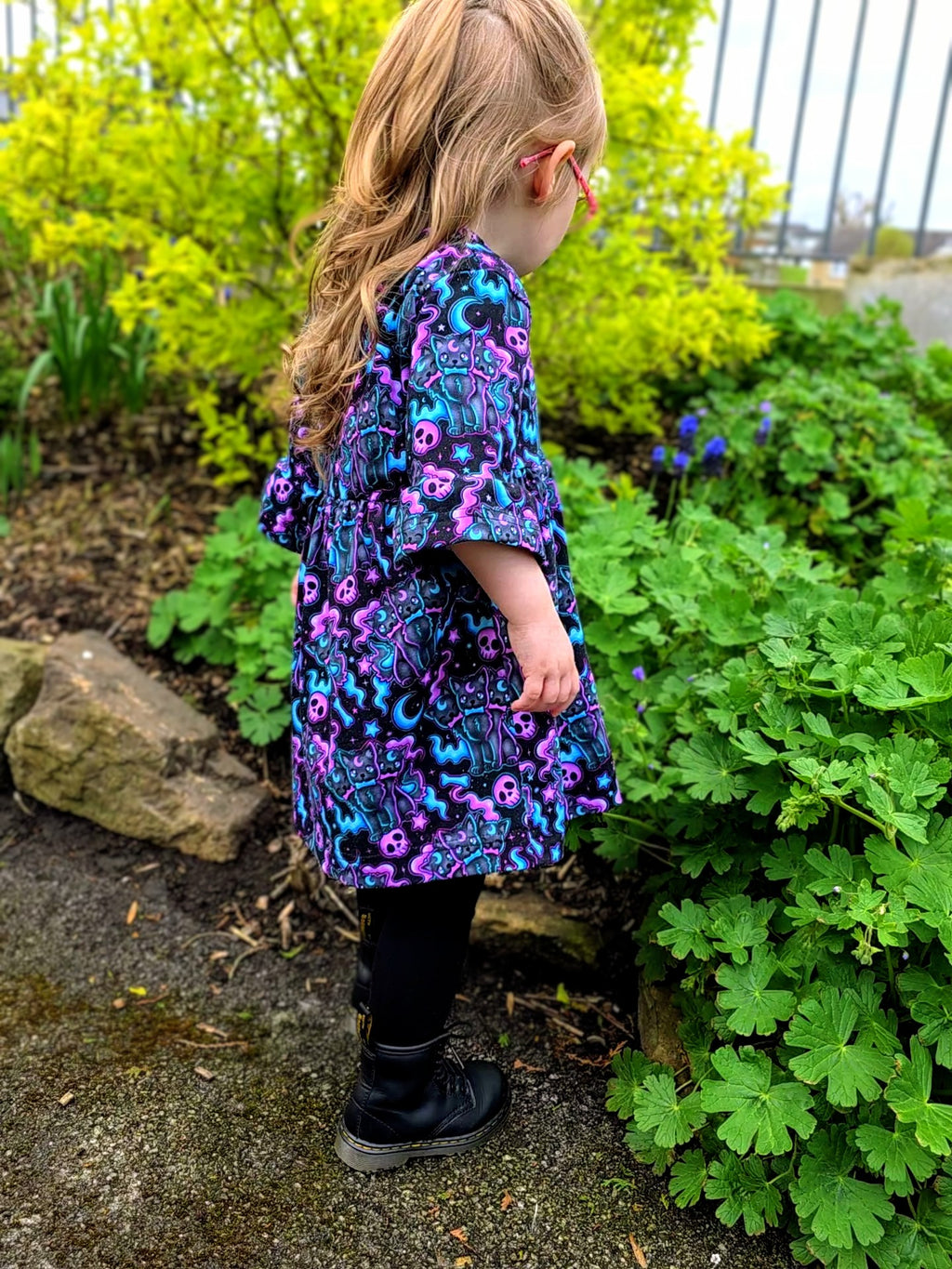 Girls Bell Sleeve Dress