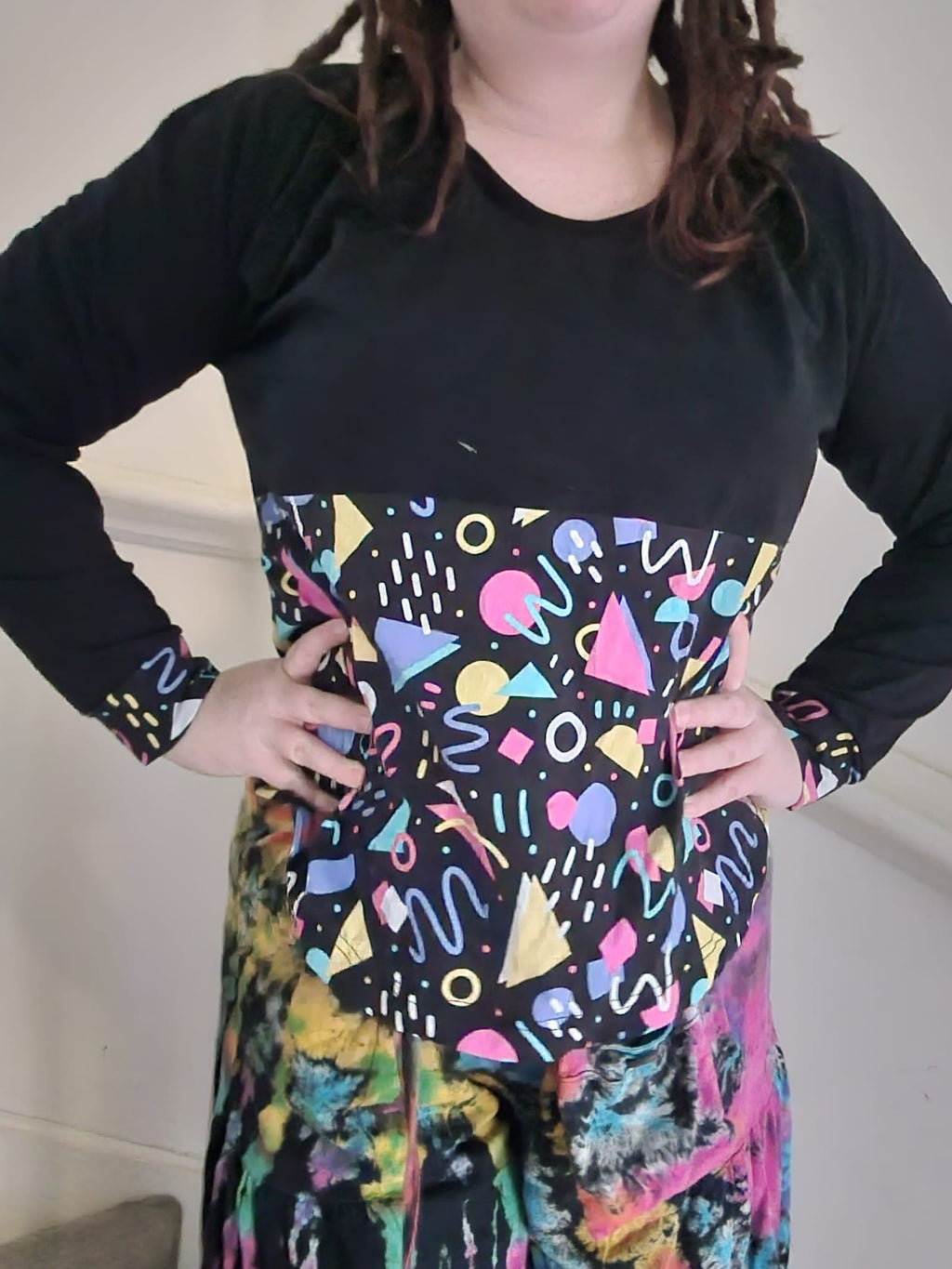 Ladies Halfie Dolman Top