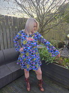 Bell Sleeved Ladies Dress
