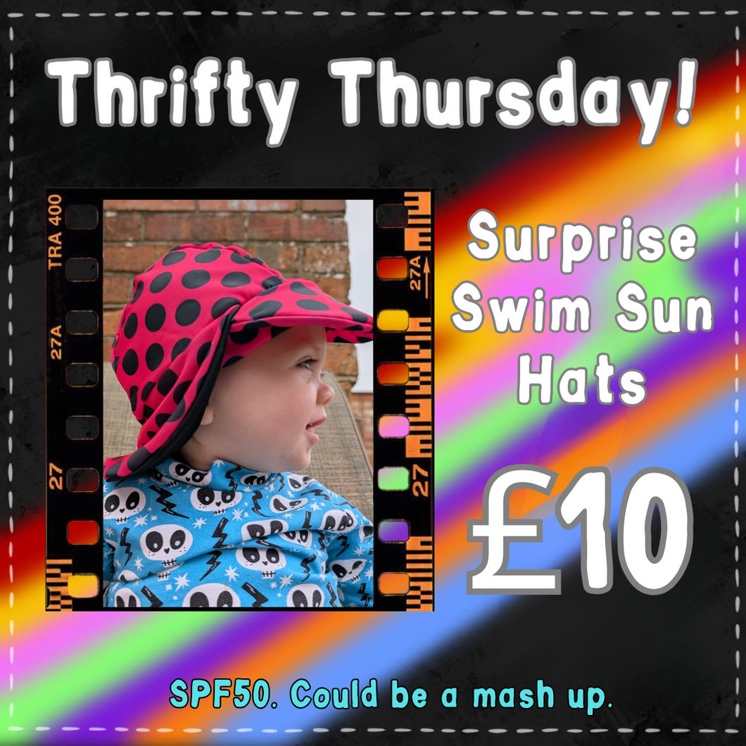 Thrifty Thursday - Surprise Swim Sun Hats
