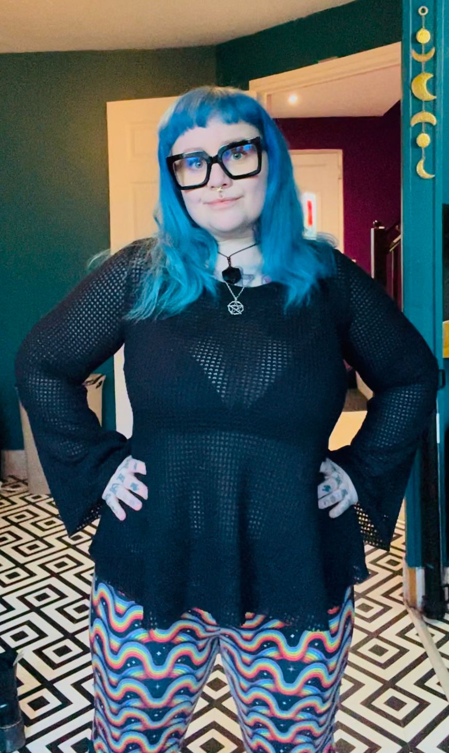 Crochet Bell Sleeve Top