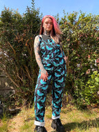 Luna Moth Dungarees in stock 'Lola' Alternative Dungarees