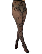 Load image into Gallery viewer, Pentagram Net Tights
