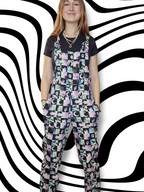 Irrides Check Dungarees in stock 'Lola' Alternative Dungarees