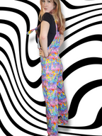Magic Mushroom Dungarees in stock 'Lola' Alternative Dungarees