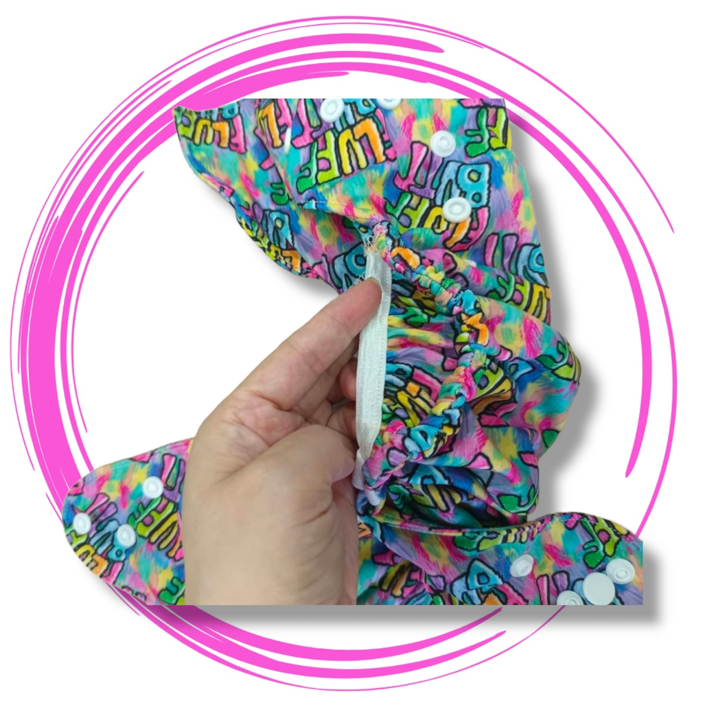 Nappy Wrap / Cover  - 'Fluff Butt'