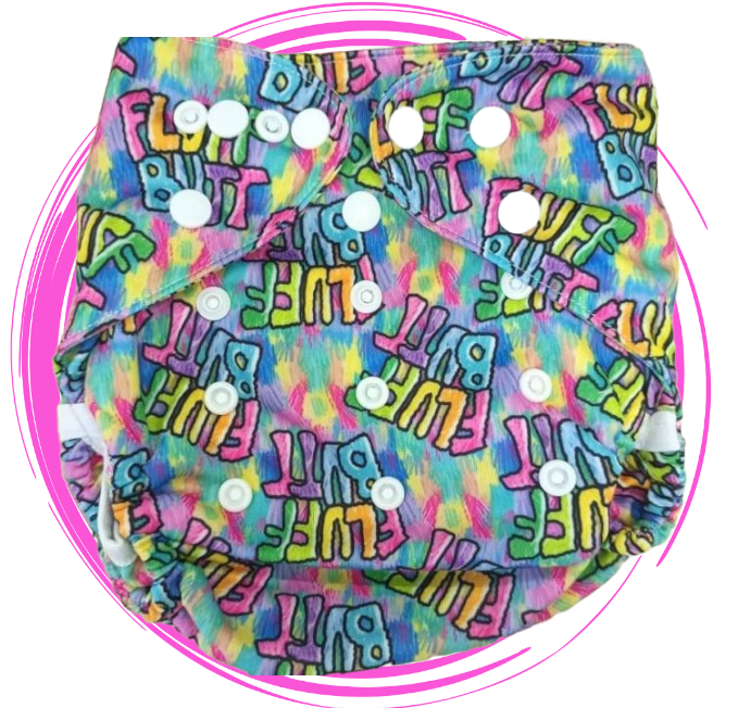 Nappy Wrap / Cover  - 'Fluff Butt'