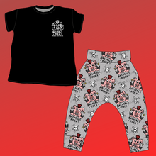 Load image into Gallery viewer, Animals Rock Kids Set - Vinyl tee and harems
